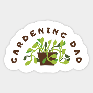 Gardening Dad Sticker